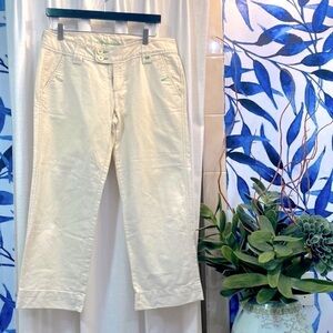 Women’s Aeropostale 100% Cotton Wide Leg Cropped Pants Size 7/8